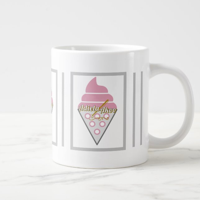 Mug irrésistible à la crème glacée de la poète Adi (Droite)