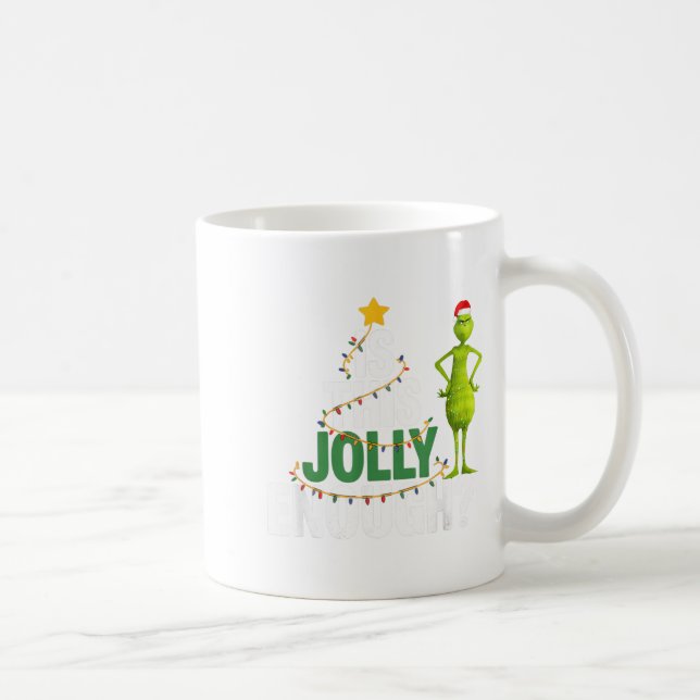 Mug Is This Jolly Enough Funny Christmas Tree Lights H (Droite)