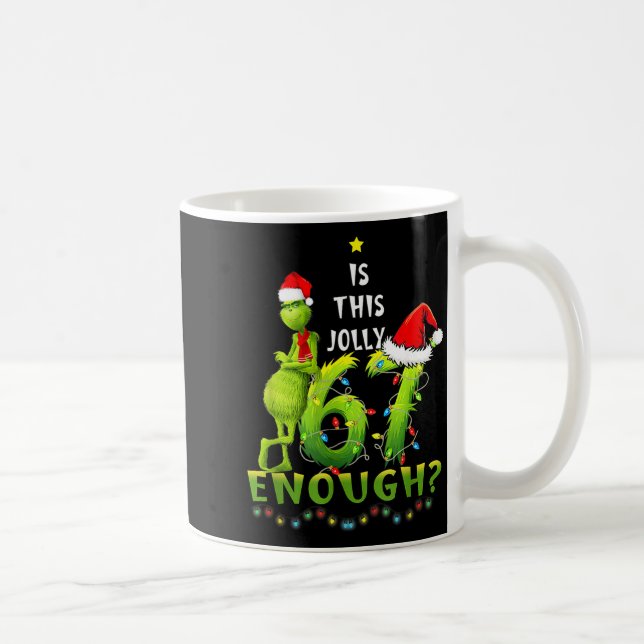 Mug Is This Jolly Enough,green Christmas Tree Light Me (Droite)