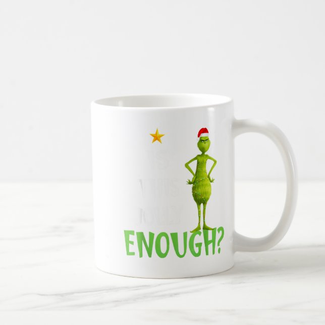 Mug Is This Jolly Enough Green Merry Christmas Tree Li (Droite)