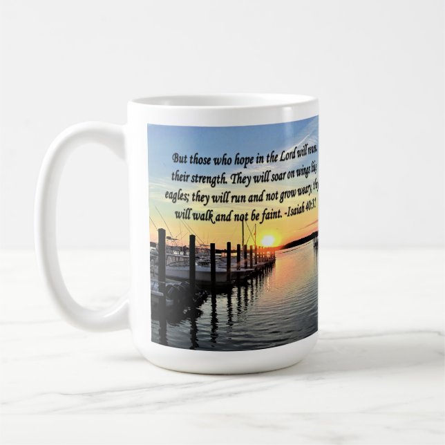 MUG ISAIAH 40:31 SCRIPTURE VERSE (Gauche)