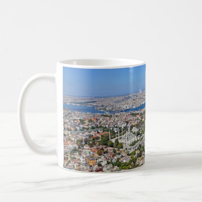 Mug: Istanbul - Sultanahmet and Golden Horn Coffee Mug (Left)