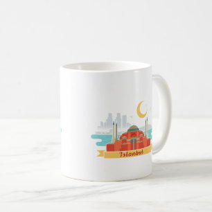 Mug Istanbul Turkiye Souvenir coloré
