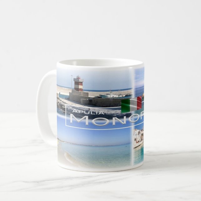 Mug IT Italie - Pouilles - Monopoli - (Devant gauche)