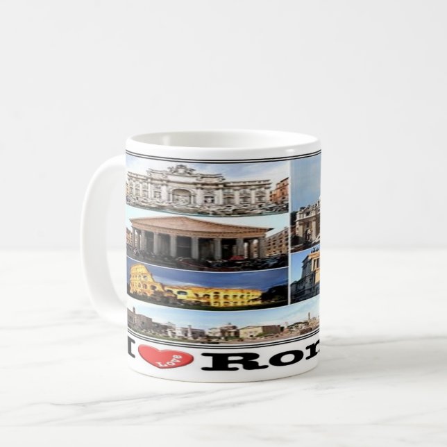 Mug IT Italie - Rome Roma - (Devant gauche)