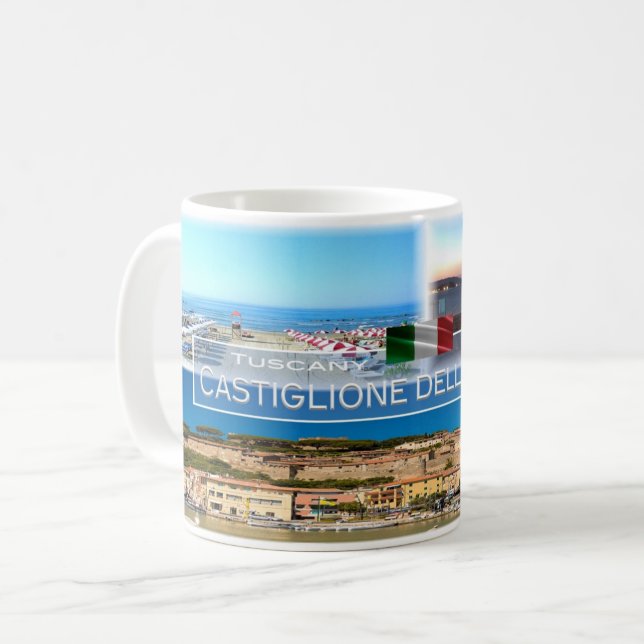 Mug IT Italie - Toscane - Castiglione della Pescaia - (Devant gauche)