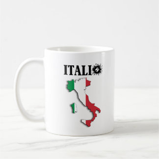 Mug Italia, Carte Italienne, Drapeau Italien Cadeau 