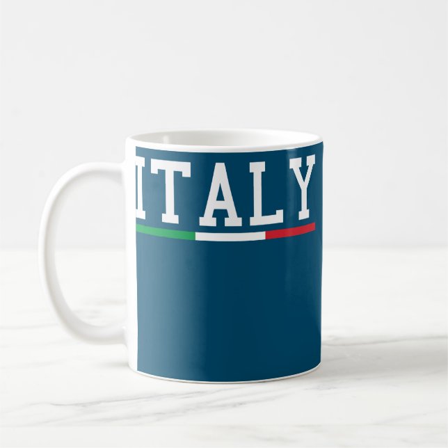 Mug Italia Drapeau Italie Fierté Italie Vacances Itali (Gauche)