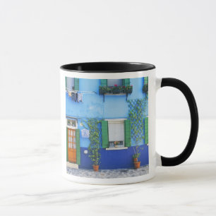 Mug Italie, Burano. Une maison colorée à Burano près