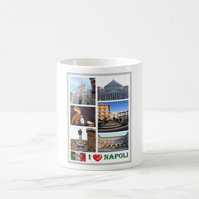 Mug Italie - Campanie - Naples - I Love - (Centre)