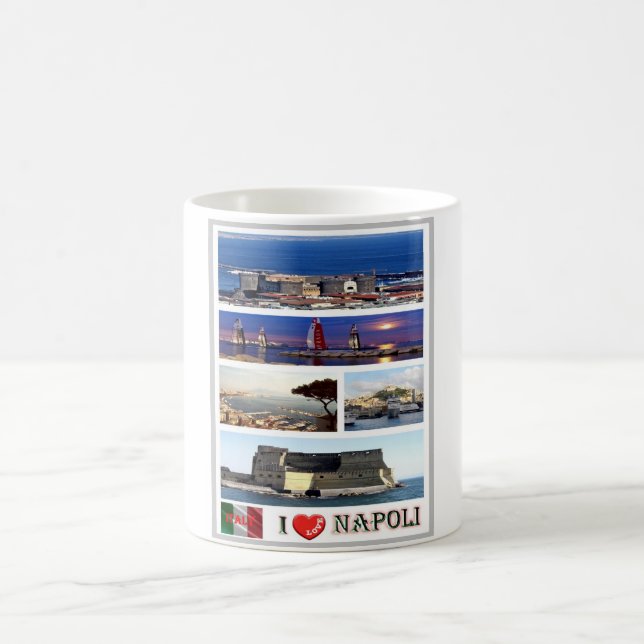 Mug Italie - Campanie - Naples - I Love - (Centre)