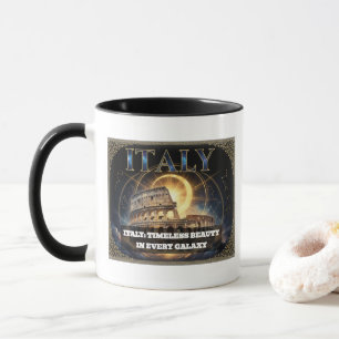 Mug Italie cosmique Colisée romain Art céleste