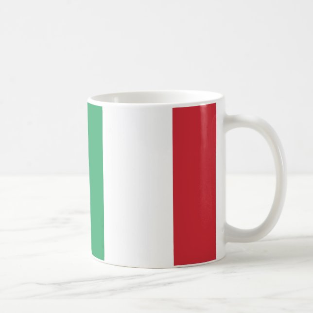Mug Italie Drapeau en céramique Musique (Droite)