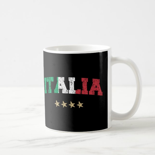 Mug Italie maillot de football Fan drapeau italien (Droite)