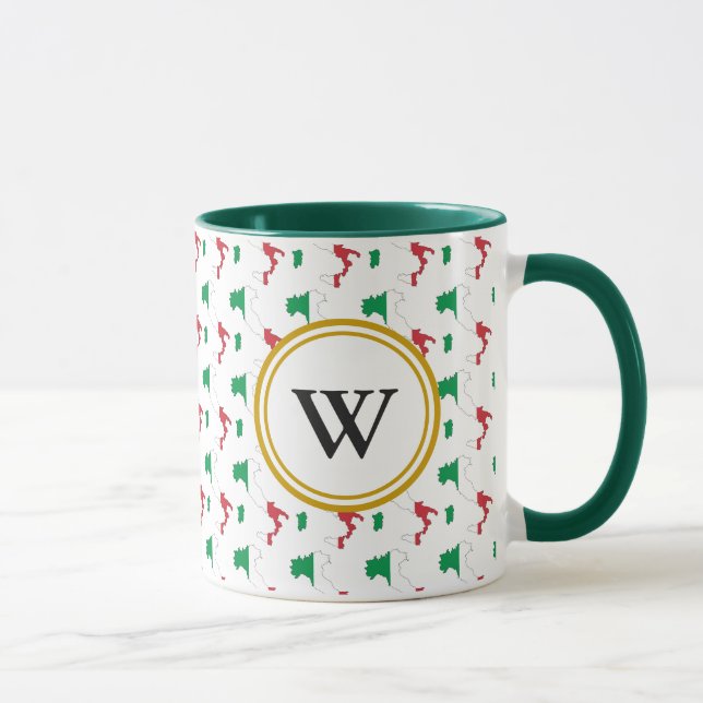 Mug ITALIE | Monogram Blessé Nation Christian Italia (Droite)