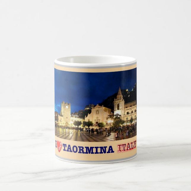 Mug Italie - Sicile - Taormina - I Love - (Centre)
