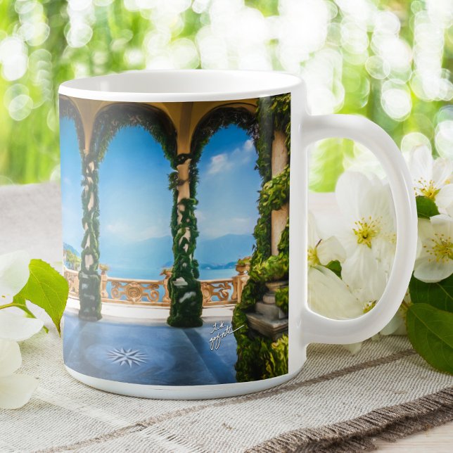 Mug Italie Voyage Italie Villa Arches (Créateur téléchargé)