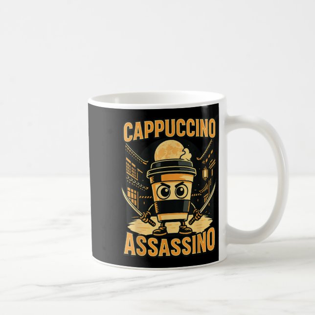 Mug Italien Brainrot Cappuccino Ino, Funny Cerveau Rot (Droite)