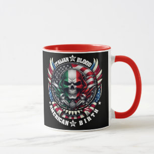 Mug Italien par Blood American par Birth ItalianAmeric
