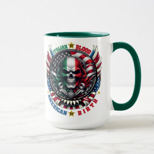 Mug Italien par Blood American par Birth ItalianAmeric