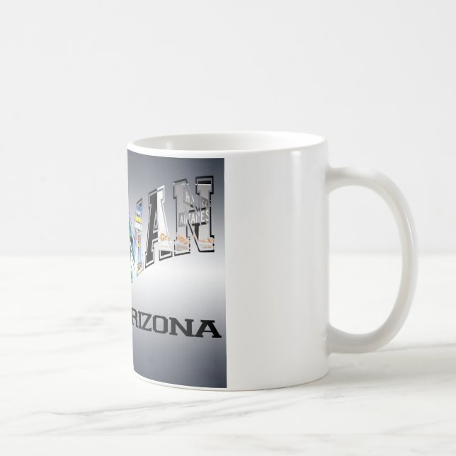 Mug itinéraire 66 de l'Arizona de kingman (Droite)