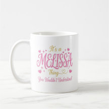 It's A Melissa Thing Pink Gold Women Gift