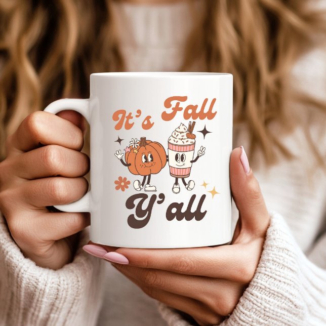 Mug It's Fall Y'all Pumpkin Spice Latte (Créateur téléchargé)