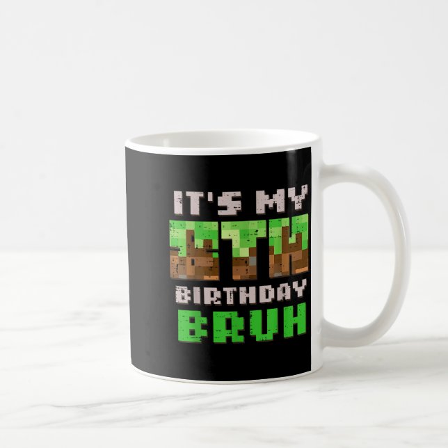 Mug Its My 8th Birthday Bruh Xel Gamer 8 Bday Gaming B (Droite)