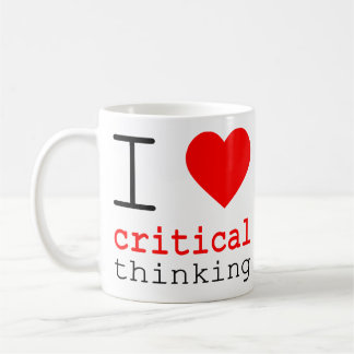 Mug J'❤️ la pensée critique v2