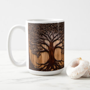 Mug Jacaranda Tree Bois de la sculpture,