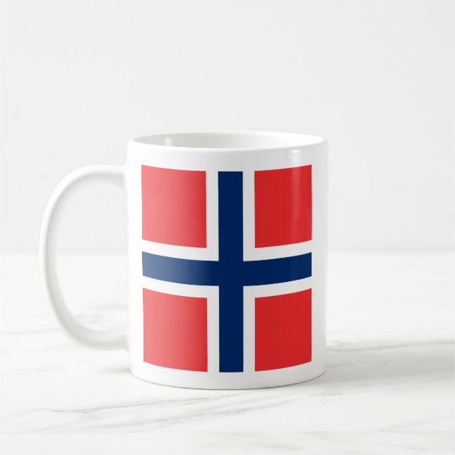 Mug Jack naval Norvège, Norvège (Gauche)