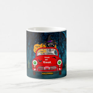 Mug Jack Russell Chien voiture voiture effrayant Hallo