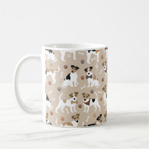 Mug Jack Russell Terrier Patrouilles et os