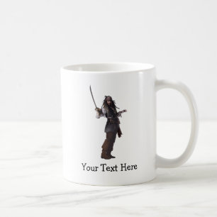 Mug Jack Sparrow debout avec épée