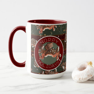 Mug Jackalope Hoppy Holidays