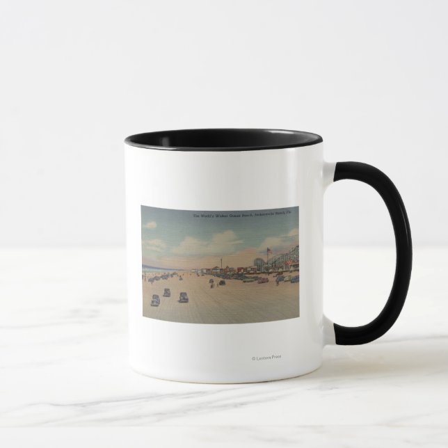 Mug Jacksonville Beach, FL - L'Océan le plus étendu du (Droite)