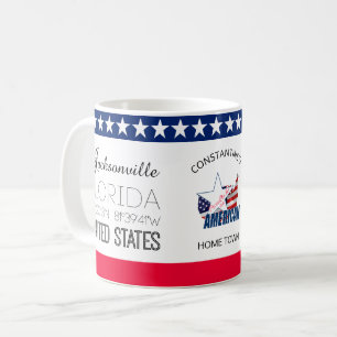 Mug Jacksonville, Floride, États-Unis élégant