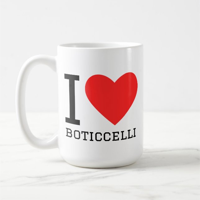 Mug J'adore Botticelli  (Gauche)
