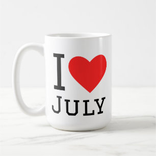 Mug J'adore juillet