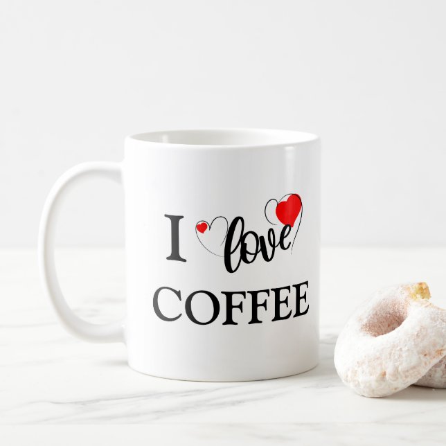 Mug J'adore la bouillie de café (Avec donut)
