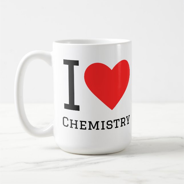 Mug J'adore la chimie (Gauche)