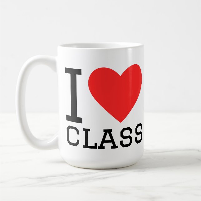 Mug J'adore la classe (Gauche)