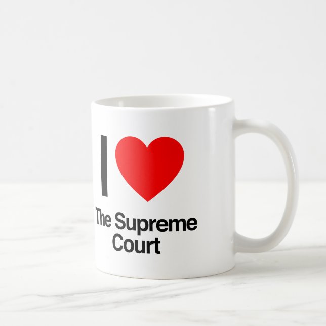 Mug j'adore la cour suprême (Droite)