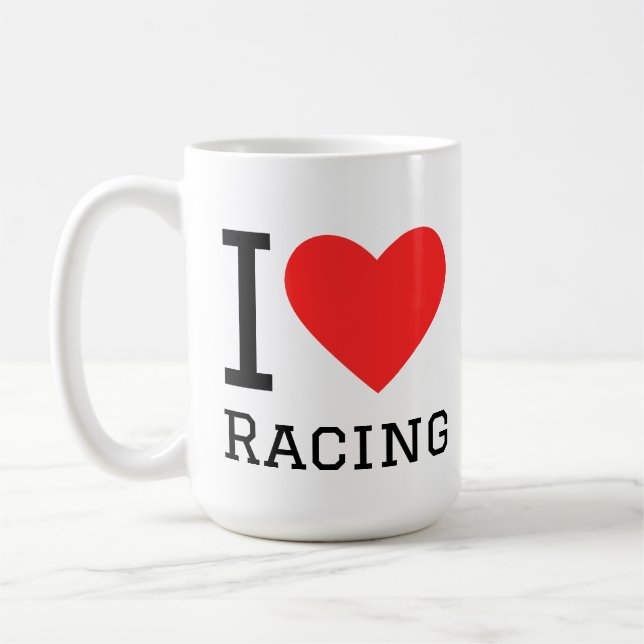 Mug J'adore la course (Gauche)