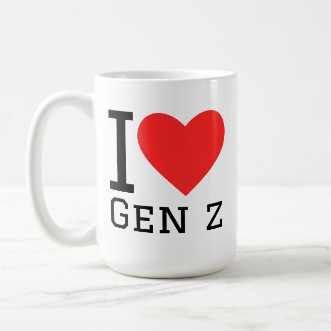 Mug J'adore la génération z (Gauche)