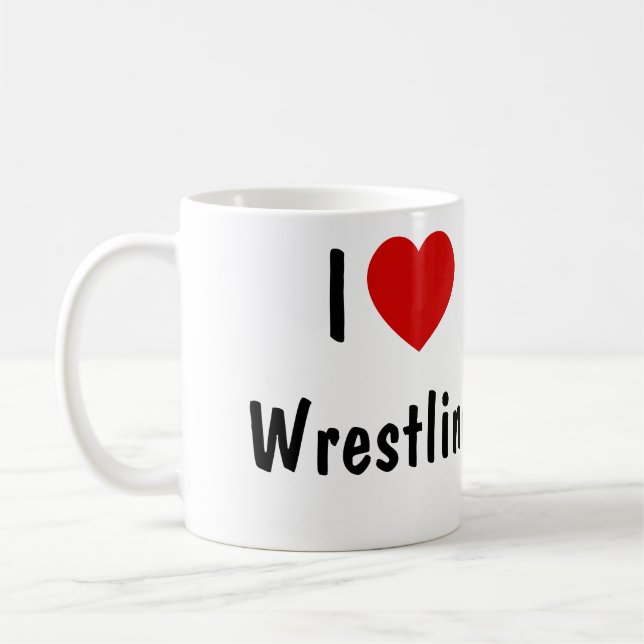 Mug J'adore la lutte (Gauche)