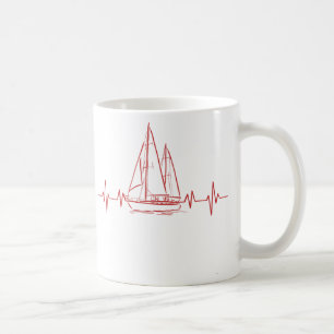 Mug j'adore la navigation nautique décoration océaniqu