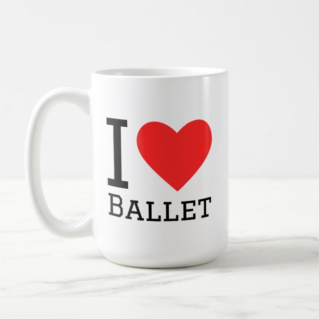 Mug J'adore le ballet (Gauche)
