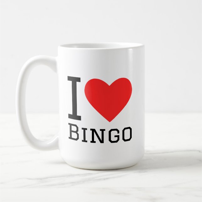 Mug J'adore le bingo (Gauche)