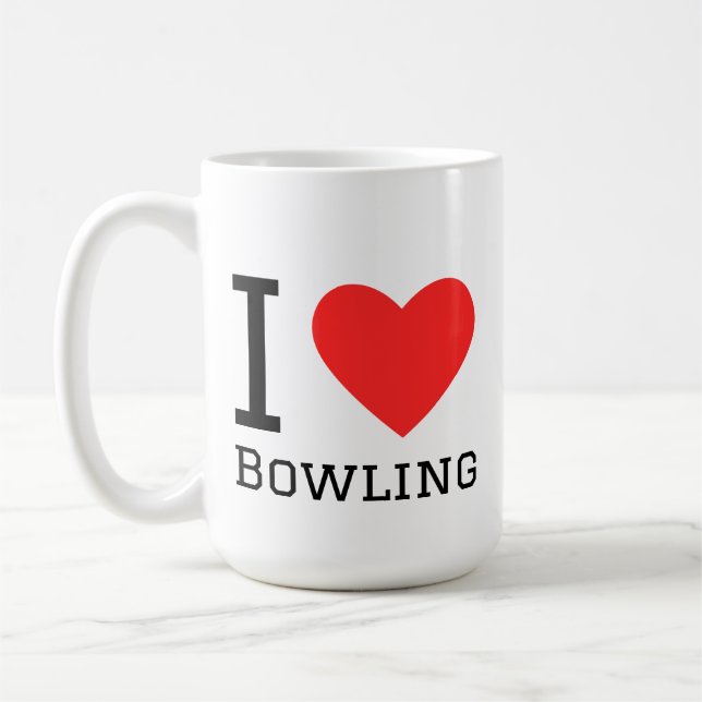 Mug J'adore le bowling (Gauche)